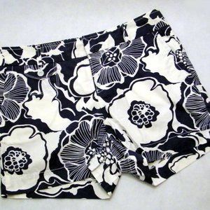 NWT Banana Republic Martin Fit Women's Size 6 Shorts Blue and White Floral